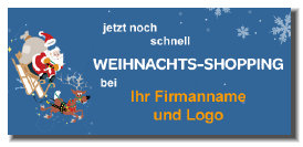 Spannband Weihnachtsmann