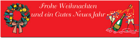 Banner Frohe Weihnachten